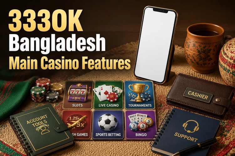 333OK Bangladesh Main Casino Features
